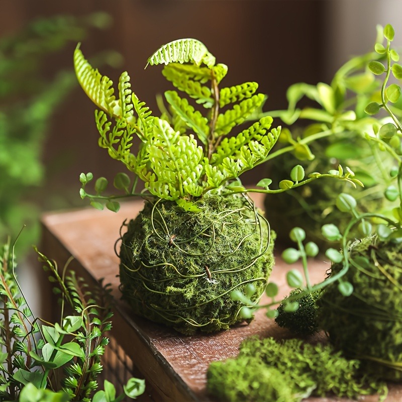 Artificial Moss Ball Planter,  - огляд і ціна Sphagnum Moss Dry