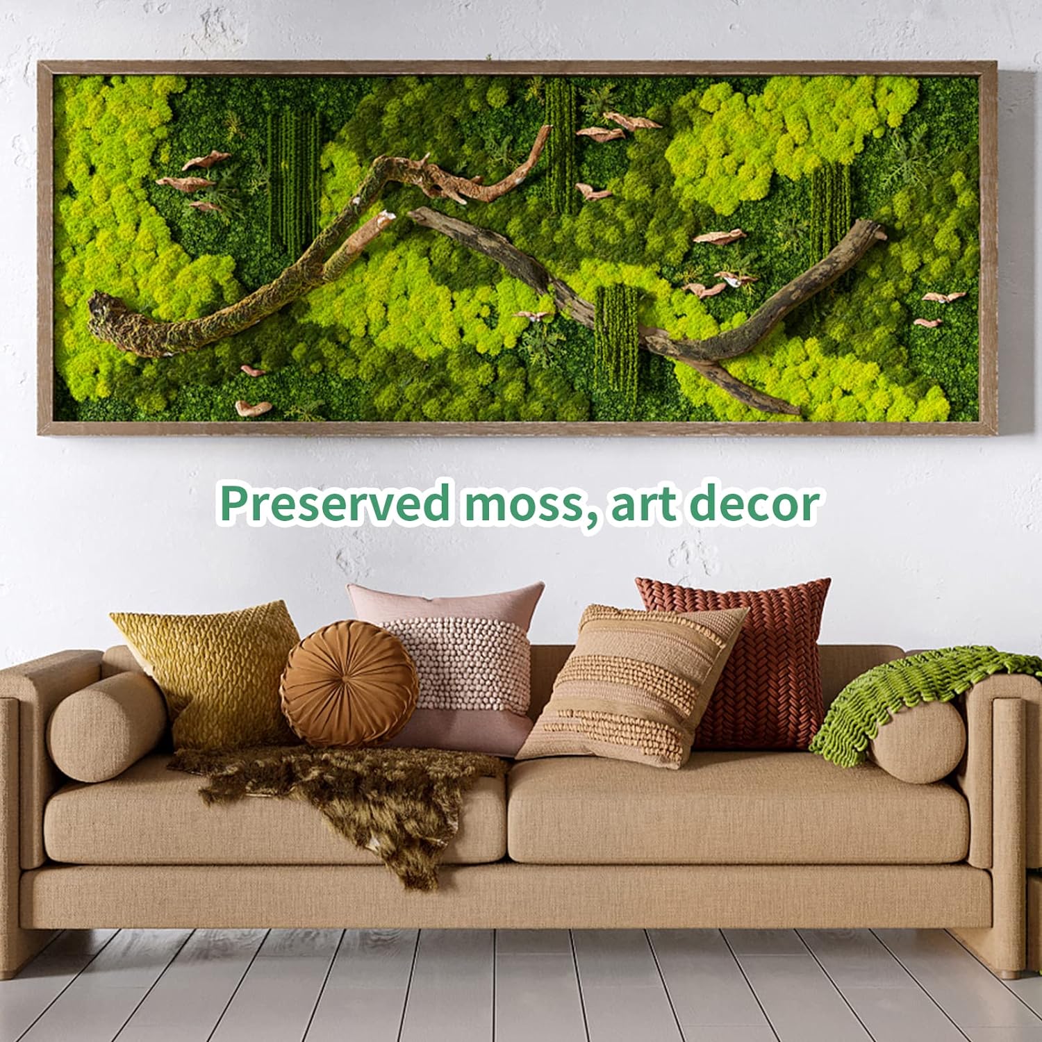 Artificial Green Plants Mini L - огляд і ціна Sphagnum Moss Dry